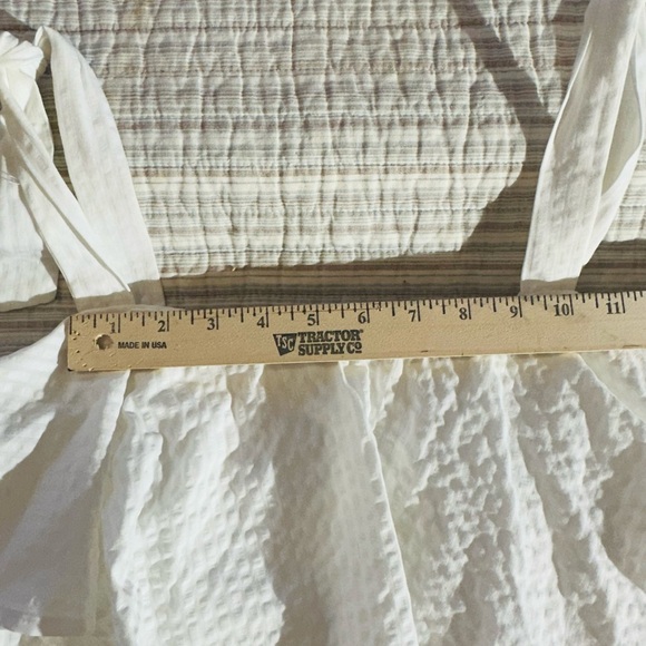 a new day White Tie Strap Lined Dress, Size M - Picture 6 of 9